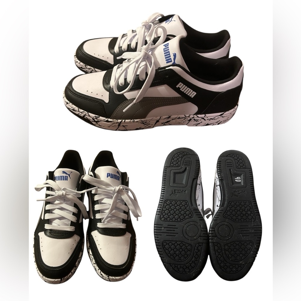 Puma Black and White Classic Sneakers